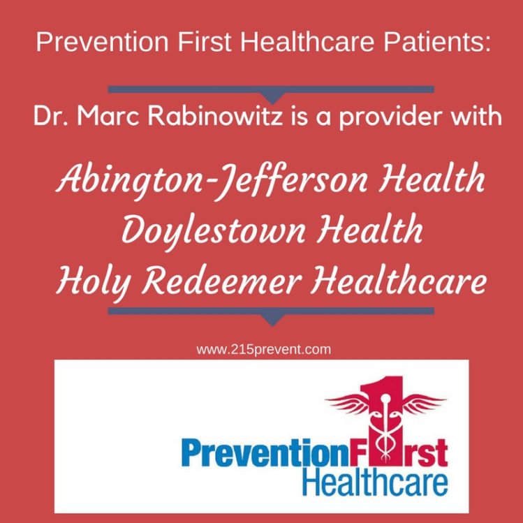 Dr. Marc Rabinowitz Hospital privileges affiliations
