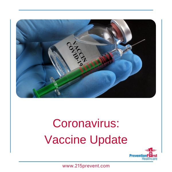 Coronavirus: Vaccine Update