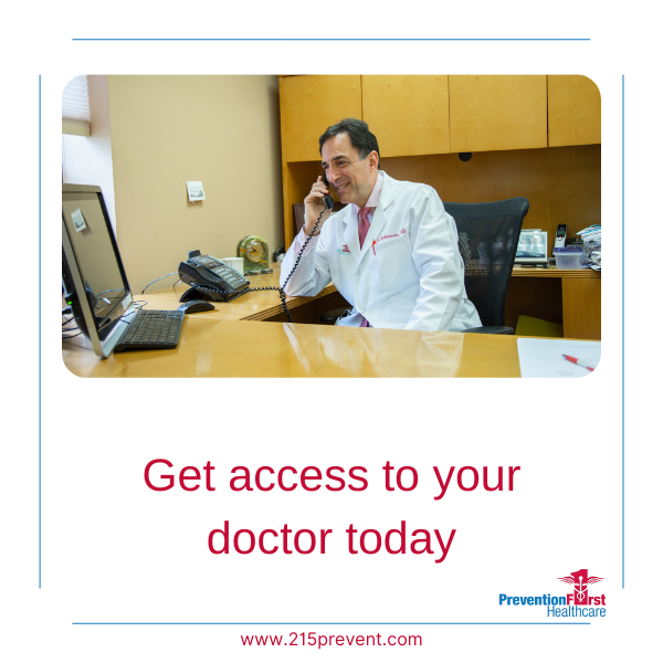 get access to your doctor and medical care today