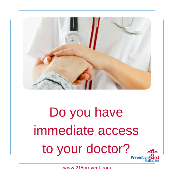access to your doctor healthcare providers